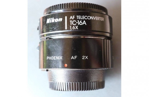 Nikon AF TC16A s Phoenix 2x telekonverterek eladk japn gyrtmny