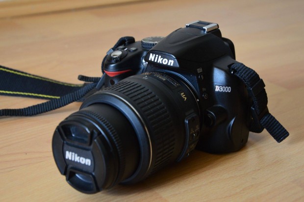 Nikon D3000-es tkrreflexes fnykpezgp kt objektvvel