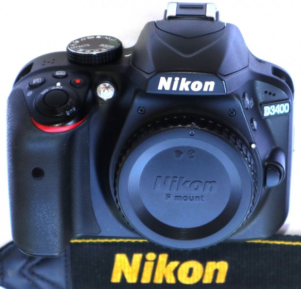 Nikon D3400 dobozban, 5 ezer exp !