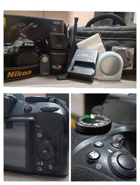 Nikon D3400 szett patika llapot kevs expo