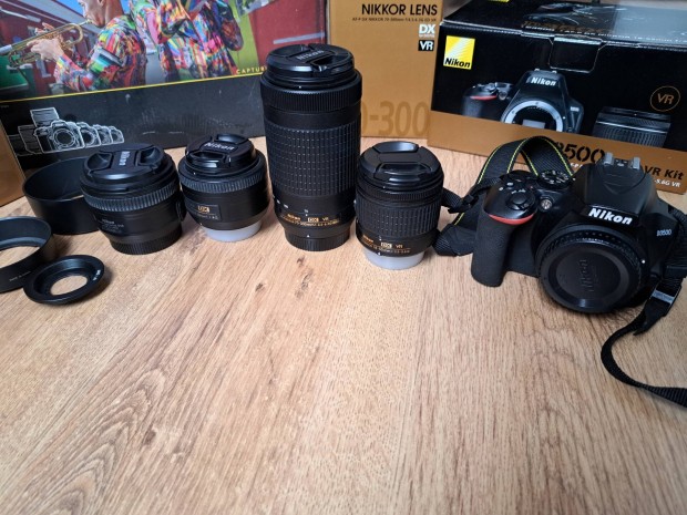Nikon D3500 objektvekkel kiegsztkkel