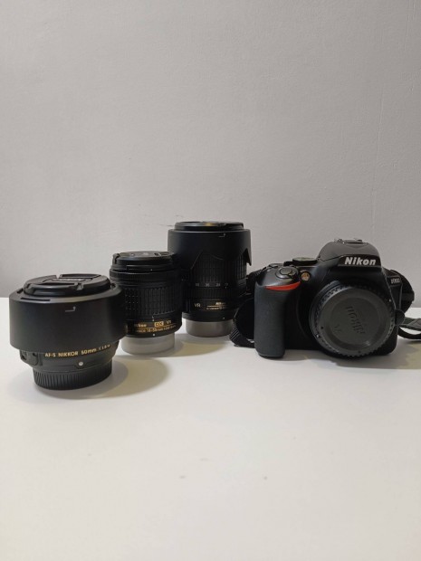 Nikon D5600 plusz a hozztartoz objektvek