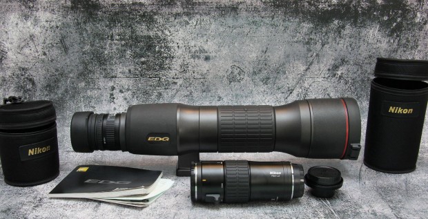 Nikon EDG 85 Fieldscope FEP 20-60mm okulr s FSA-L2 DSLR toldalk