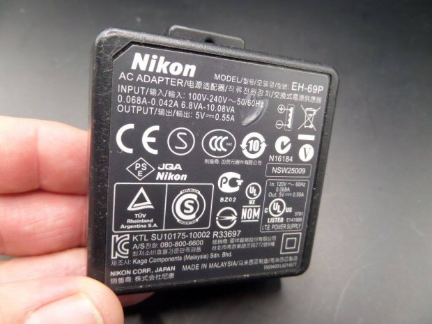 Nikon EH-69P AC USB(eredeti)akkutlt adapter Coolpix fnykpezgphez