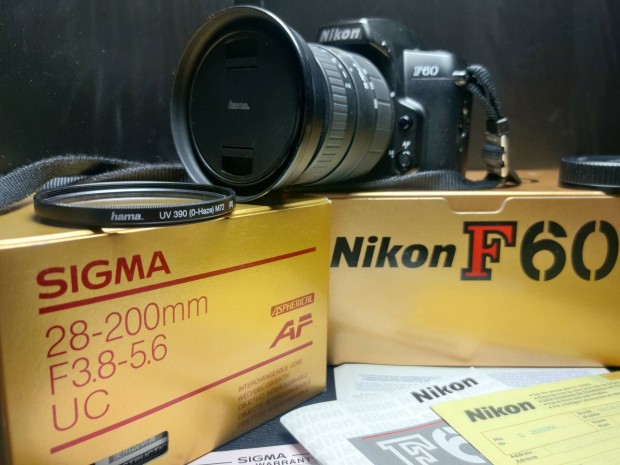 Nikon F60 + Sigma  28-200mm f3.8-5.6 UC 