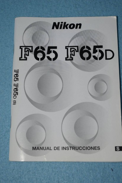 Nikon F65 Nikon F65 D Espanol, Manual De Instrucciones
