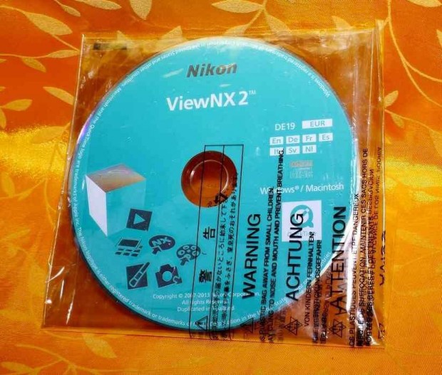 Nikon NX2 CD szoftver eredeti