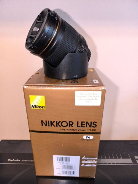 Nikon Nikkor 28mm f/1,8G AF-S objektv elad