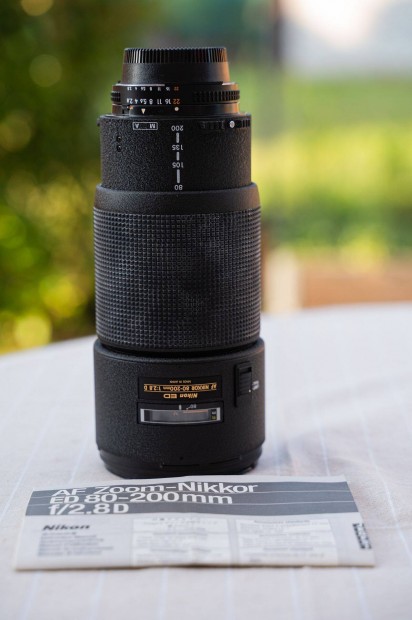 Nikon Nikkor AF-D 80-200 / 2.8 ED tolzoom + CL43 brtok