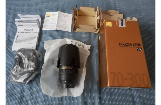 Nikon Nikkor AF-P 70-300 mm f/4.5-5.6 E ED VR objektv garancis