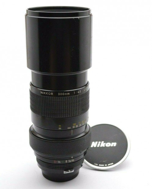 Nikon Nikkor Ai 300mm f/4.5 manulis teleobjektv