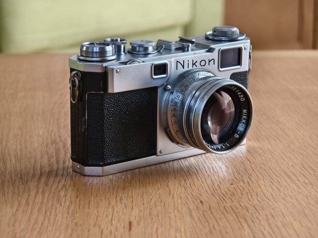 Nikon S2 filmes fnykpezgp Nikkor 5cm 1.4 objektvvel