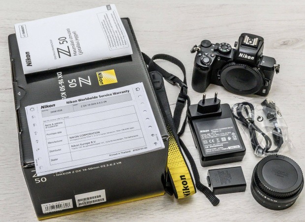 Nikon Z50 DX 16-50 kit elad