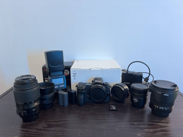 Nikon Z6 + objektv szett + FTZ