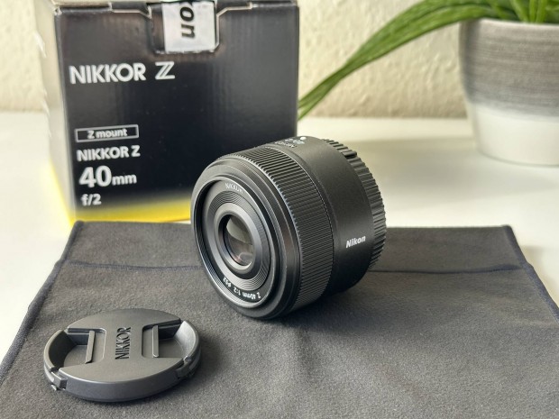 Nikon Z 40 mm f2 objektv, garancia