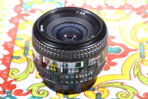 Nikon af Nikkor 2.8 28 mm objektv 