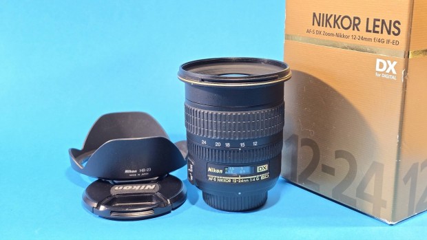 Nikon af-s nikkor 12-24mm f4 G ed objektív 12-24