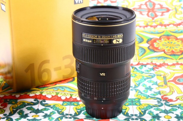 Nikon af-s nikkor 16-35mm f4 VR G ED objektv 