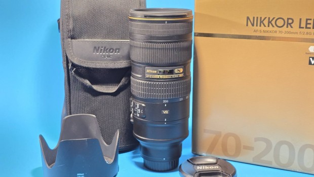 Nikon af-s nikkor 70-200mm f2.8 VR II objektív 70-200