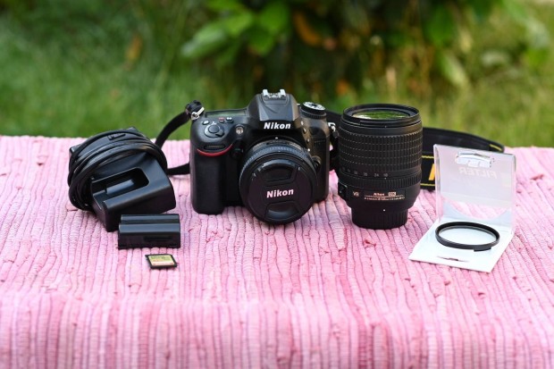Nikon d7200 félprofi fényképezőgép+ 2 objektív