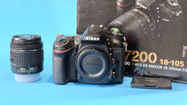 Nikon d7200 fnykpezgp + 18-55mm vr 13.000 exp 