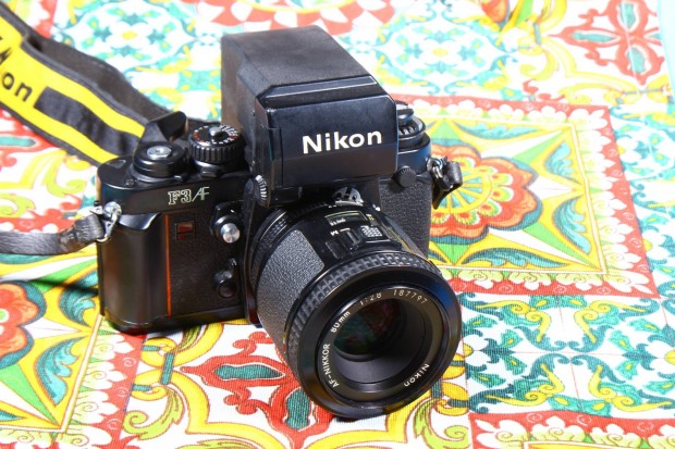 Nikon f3 AF f3af filmes fényképezőgép + 80mm nikkor objektív