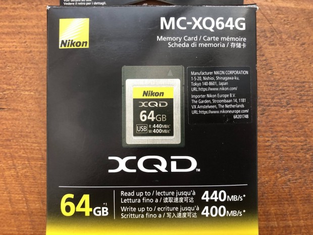Nikon xqd 64gb