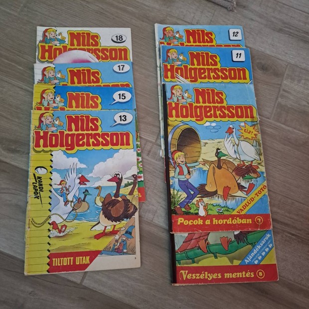 Nils Holgersson 7,8,11,12,13,15,17,18
