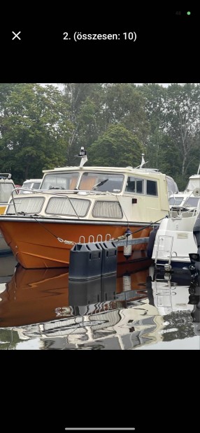 Nimo 22-es lak� , t�ra , horg�sz haj�, 6 hengeres Diesel motorral