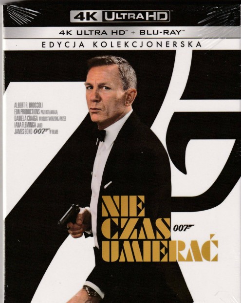 Nincs idő meghalni 4K UHD + Blu-Ray 007 James Bond