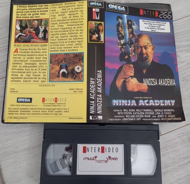 Nindzsa akadmia - vgjtk vhs - intervideo