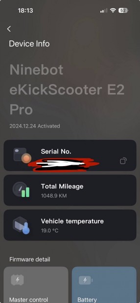Ninebot E2 pro segway