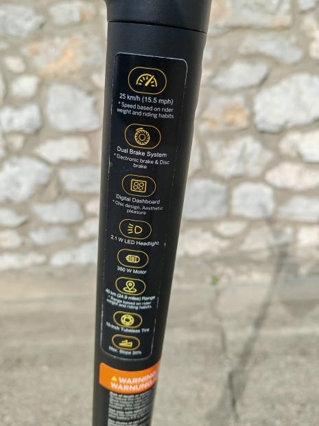 Ninebot F40E elektromos roller Kickscooter Segway