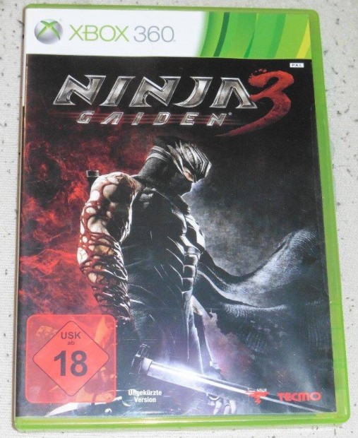 Ninja Gaiden 3. (akci, Kaland, Kardos) Gyri Xbox 360 Jtk akr fl