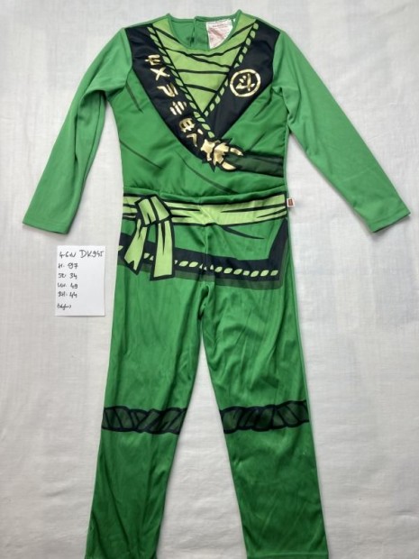 Ninja jelmez, nindzsa jelmez, Ninjago jelmez DK945