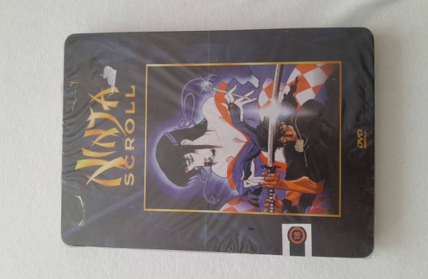 Ninja scroll DVD steelbook Anime j,magyar+ japn 2 dvd