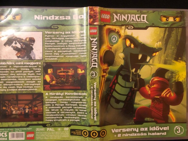 Ninjago A Spinjitzu mesterei DVD