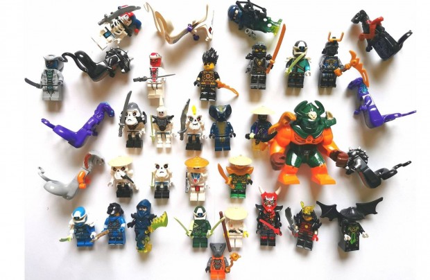 Ninjago, Ninja figura, Spinjitzu, Samukai, Lloyd, Cole, Morro, Zane