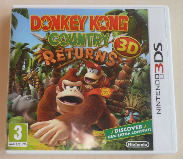 Nintendo 3DS Donkey Kong Country Returns Jtk