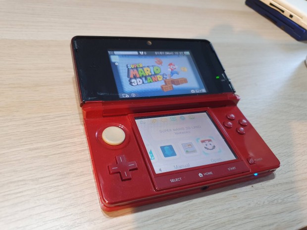 Nintendo 3DS Red Nagyon szp llapotban 32Gb Cfw