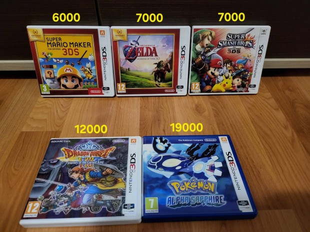 Nintendo 3DS jtk Pokmon Alpha Sapphire Zelda Mario