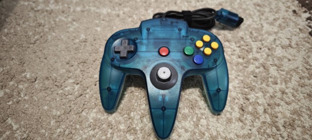 Nintendo 64 Ice Blue kontroller