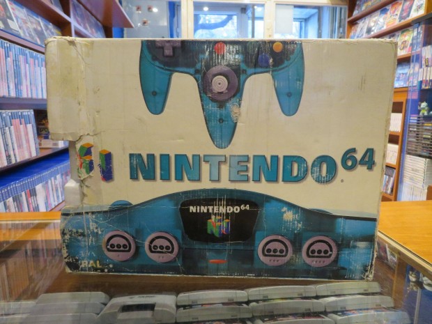 Nintendo 64 Ice Blue konzol