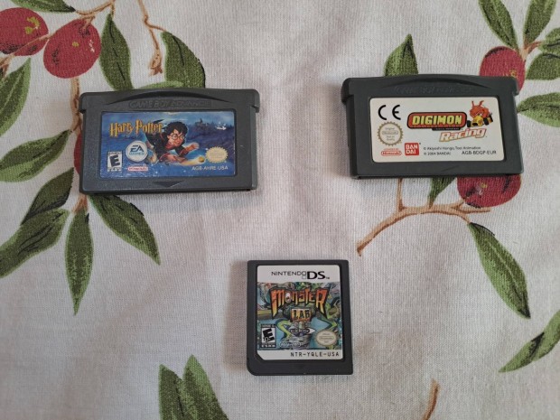 Nintendo DS és Gameboy Advance GBA játék csomag 3db