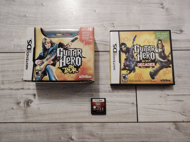 Nintendo DS guitar hero on Tour pakk