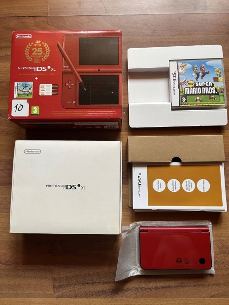 Nintendo DSi XL Mario 25th Anniversary limitlt konzol