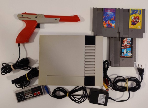 Nintendo Entertainment System NES konzol kacsavadász szett