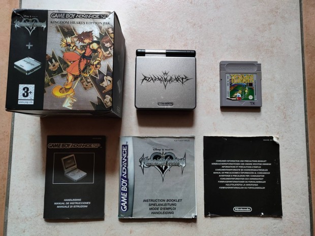 Nintendo GBA SP Kingdom Hearts limitlt kiads