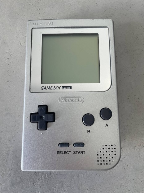 Nintendo Game Boy Pocket Silver Gameboy Ritka Mario