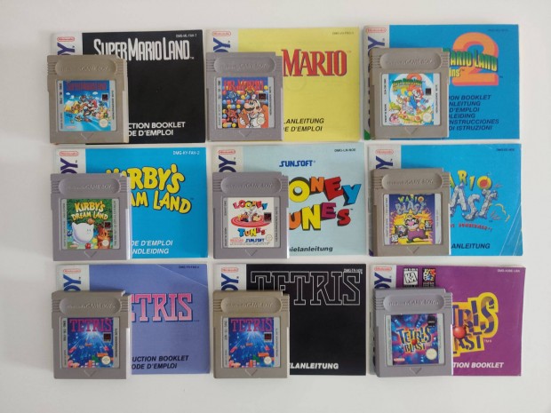 Nintendo Game Boy, Color, Advance jtk lerssal